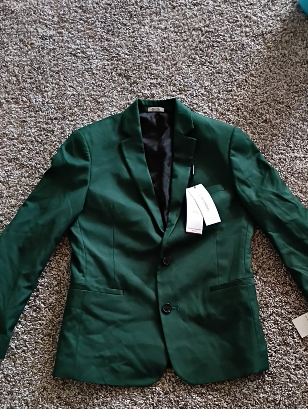 Calvin Klein Emerald Green Kids Blazer